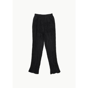 가브리엘라콜가먼츠 24SS GABRIELA COLL GARMENTS NO.264 CRUSHED TAFFETA TROUSERS IN BLACK