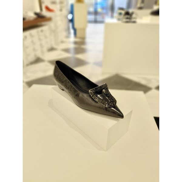 [부산점] 폴리곤 플랫슈즈 DG1DS25003BLK