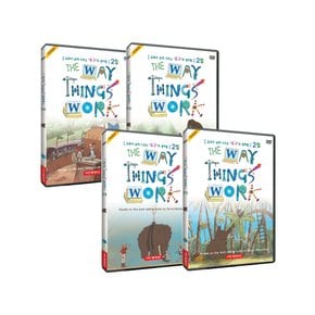 [DVD]도구와 기계의 원리 2집 도구의 원리 유아영어DVD 4종세트(The Way Things Work)데이비드 맥컬레이
