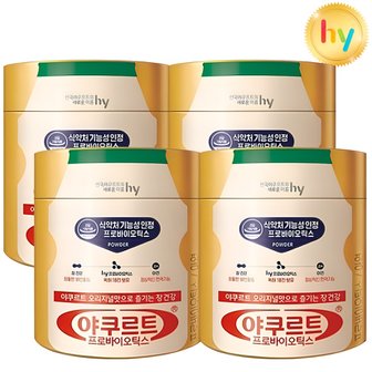  hy 한국 야쿠르트 프로바이오틱스 유산균 120g(2g 60포) X 4개
