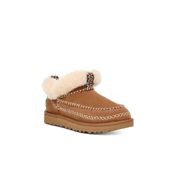 [WOMEN] 배색 스티치 양모 미니 부츠 (클래식 울트라 미니 알파인) 1665302531000