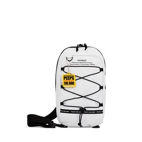 offbeat string sling bag(white)