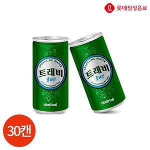  롯데 트레비 플레인 캔 190ml x 30캔