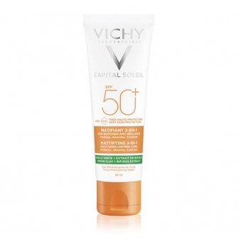 비쉬 [해외직배송] 비쉬 캐피탈 솔레이 매티파잉 3in1 썬크림 SPF50+ 50ml