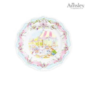 앤슬리 브램블리헷지 20cm 접시 1P (WEDDING)