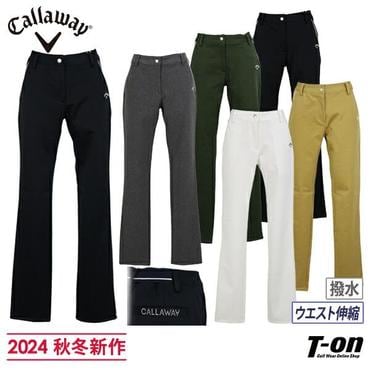 캘러웨이 5832649 캘러웨이 의류 골프 Callaway APPAREL 여성 팬츠 롱 능직 소재 전방 CA3502422