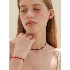 5 Rose Spinel Choker_2Color