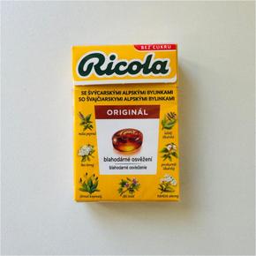 Ricola 리콜라 스위스 오리지널 무설탕 허브캔디 40g