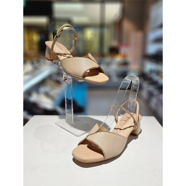 [파주점] 미셸 by 탠디 여성스트랩샌들 투웨이(뮬)4cm 슬리퍼 125034