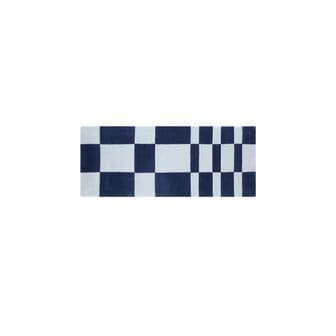 daydreamer 네이비 체크 아크릴 미니러그