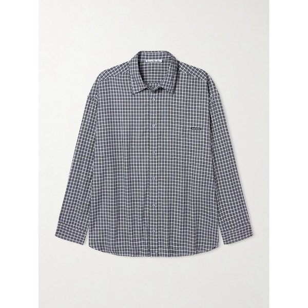 체크 코튼 플란넬 셔츠 46376663162969974