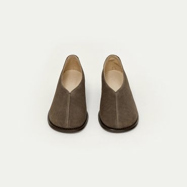 킨더살몬 Olie Leather Loafer Dusty-Olive