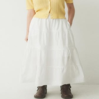 후아유 여성용 롱 티어드 스커트 / Long Tiered Skirt_A WHWHE3772F