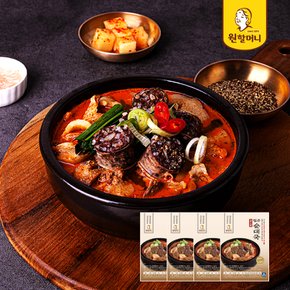 [원할머니] 깊고진한 얼큰 순대국 600g x 4팩