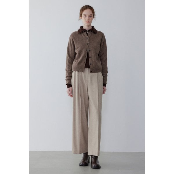 라운드넥 버튼업 니트 가디건 IA15451010162