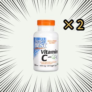 닥터스베스트 Q-C 함유 비타민C 1000mg 120캡슐 2통