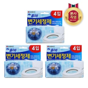 홈스타 변기 세정제 40g 4입 x 3개 (알맹이)