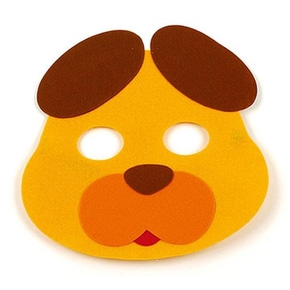 역할놀이가면띠 강아지