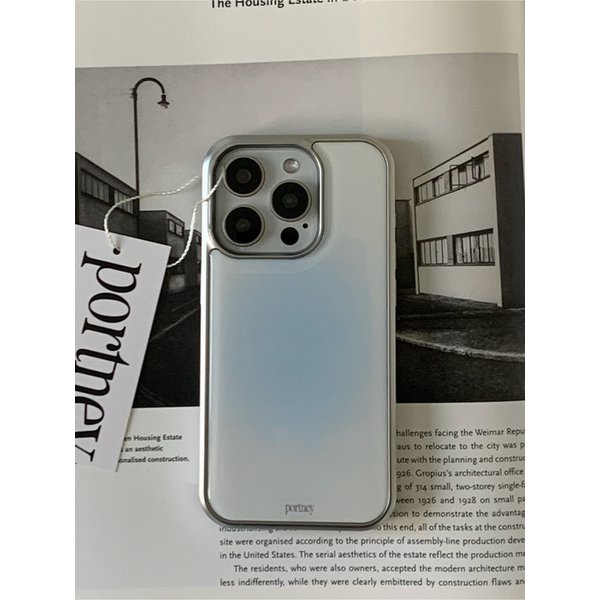silver pale sky epoxy case