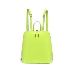 TURTLE LEATHER BACKPACK -  LIME