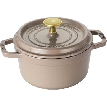  staub 스타우브 피코 코콧 라운드 리넨 16cm 황동 손잡이 사양 양손 주물