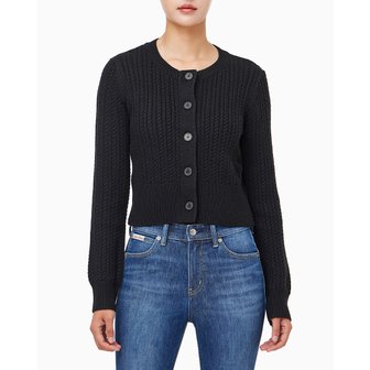 Calvin Klein Jeans [파주점] [캘빈클라인진]CK진여성 크롭 케이블 가디건(J224570-BEH)