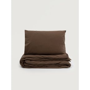 Cotton Duvet Cover (Brown)