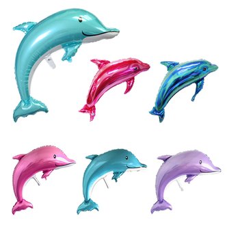 파티공구 돌고래호일모음 돌고래 호일 풍선 헬륨 은박 호일 대형 놀이동산 동물