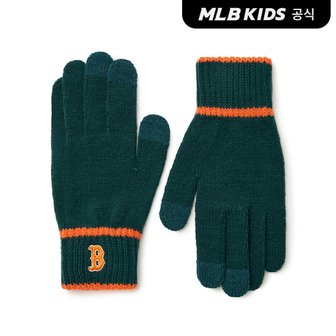 MLB키즈 (공식)24FW프리미엄 바시티 오지 니트장갑 7AGLV0146-43GND