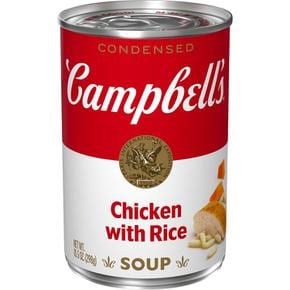 [해외직구] Campbells 캠벨스 농축 치킨 위드 라이스 스프 298g 4팩