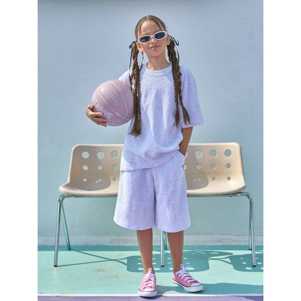 클래식 버뮤다 팬츠_WHITE MELANGE (S-MOM)