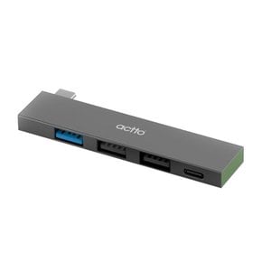 C타입 USB 3.2 4포트 일체형 멀티허브 HUB-43