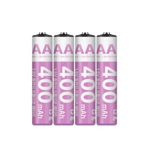 C타입 충전식 AAA 건전지 / 400mAh 충전지 (4개)