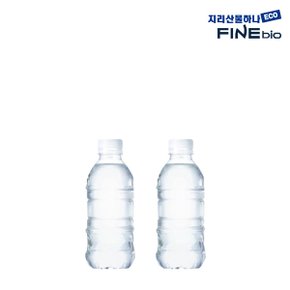 지리산 물하나 ECO 무라벨 생수 330ml 100병