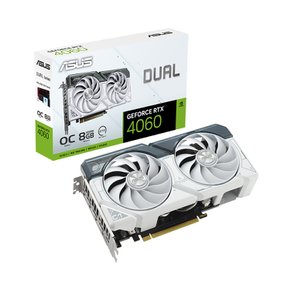 DUAL 지포스 RTX 4060 O8G OC D6 8GB WHITE