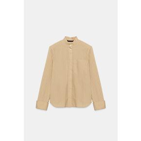 ZARA 자라 어깨 패드 스트라이프 셔츠 7710 161 704