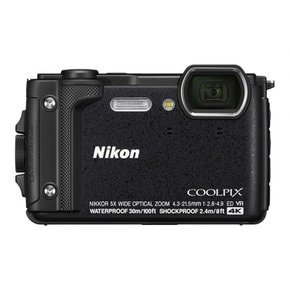 디지털 카메라 COOLPIX W300 BK 쿨픽스 1605만 화소 블랙 방수 내한 방진