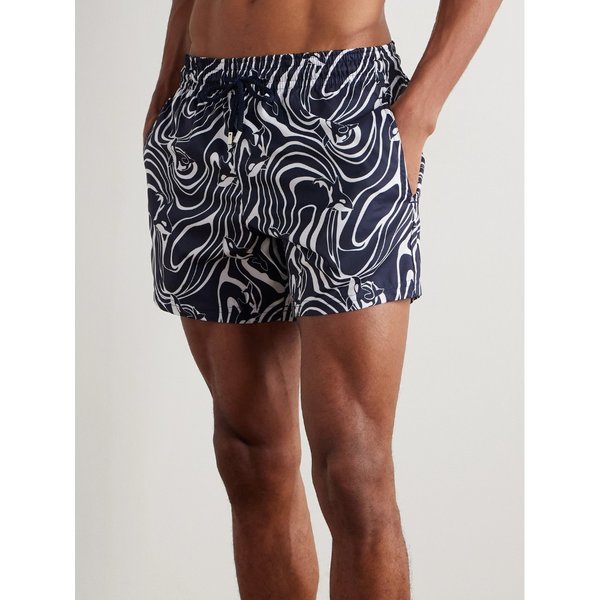 빌보콰 무어리스 스트레이트 레그 미드 렝스 프린트 스윔 쇼츠 46376663162874783