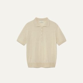 Anne’s Polo Knit Milk-Tea