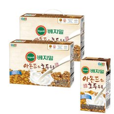 정식품 아몬드와 호두 두유 190ml x48팩 베지밀