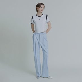 RHUDE Belted Baggy Fit Slacks_Blue