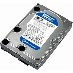 웨스턴 디지털 3.5인치 내장 HDD 500GB 시리얼-ATA3.0GB 7200rpm 16MB WD5000AAKS