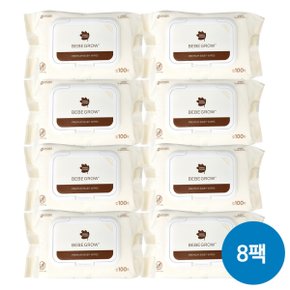 베베그로우 물티슈 캡형 100매 X 8개