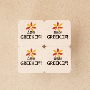요플레 그릭 복숭아80g*4