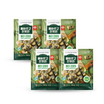 신세계푸드 올바르고 반듯한 베러 김말이 700g x 4팩