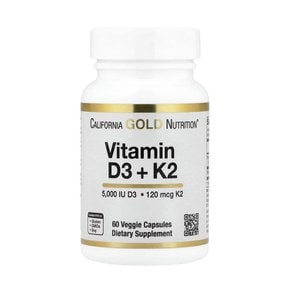 비타민 D3 K2 MK-7 60베지캡슐 CGN 비타민D3+K2