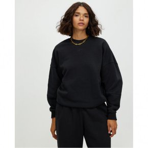 4653440 Reebok Lux Oversized Crew Sweater - Black