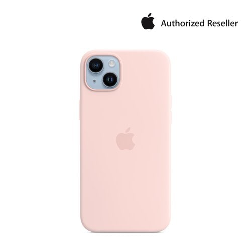 애플 정품 맥세이프 아이폰 14 플러스 실리콘 케이스 초크 핑크 MPT73FE/A