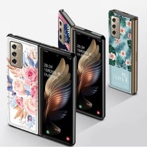 Galaxy zfold3/갤럭시 Z폴드3 Z폴드2 5G 제트폴드3 제트폴드2 지폴드3 지폴드2 카메라보호 감성 아트 일러스트 디자인 스킨 가죽 슬림 하드 범퍼 유니크 예쁜 휴대폰 케이스