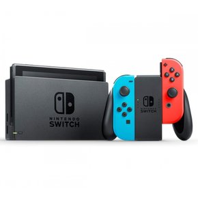 Nintendo Switch [Joy-Con (L)  (R) 본체 (닌텐도 스위치) 네온 블루 네온 레드] (캠페인 선불